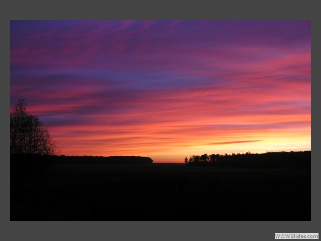 Palette d'un matin d'octobre