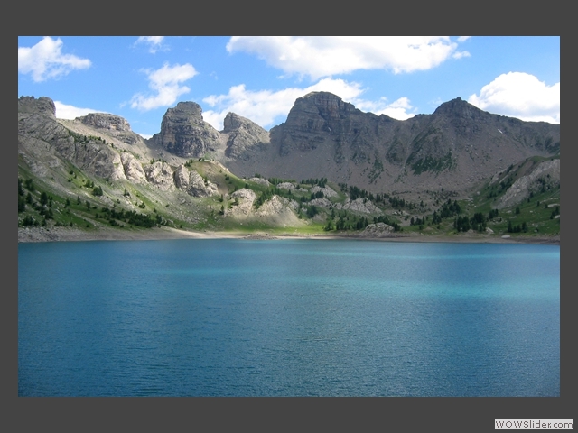 Au coeur du lac d'Allos